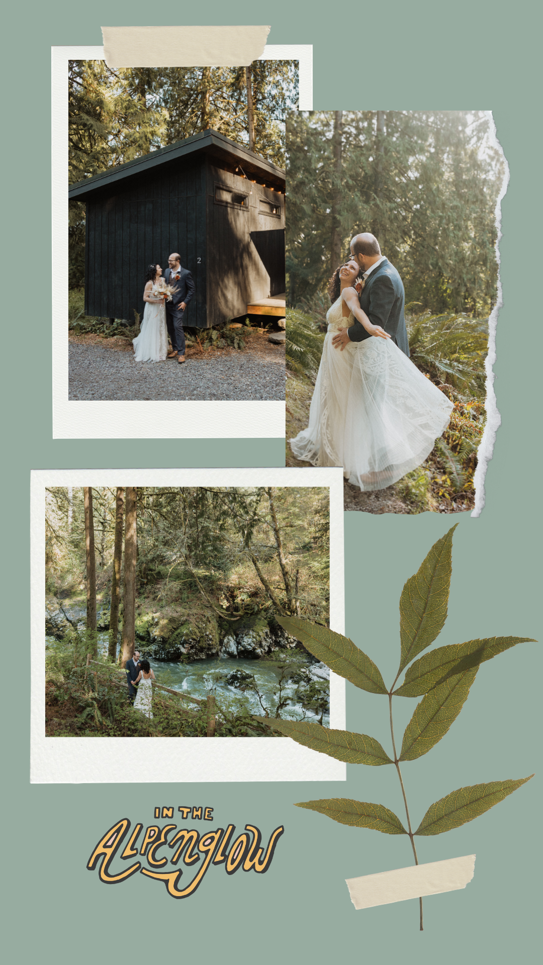 canyon creek cabin elopement